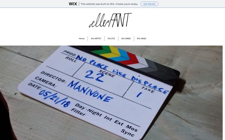 Screenshot of ellefantart.com