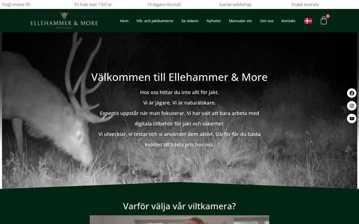 Skjermbilde av ellehammer-and-more.se