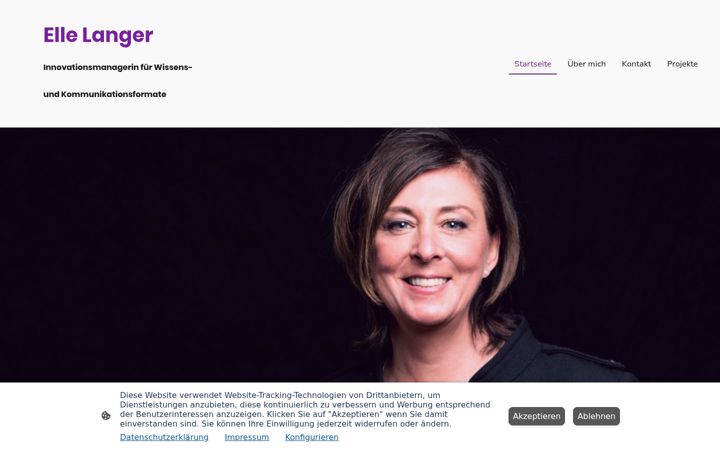 Screenshot von ellelanger.de