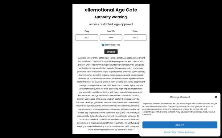 Screenshot of ellemotional.com
