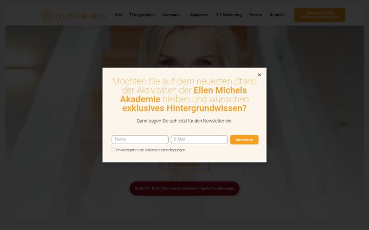 Zrzut ekranu ellen-michels.de