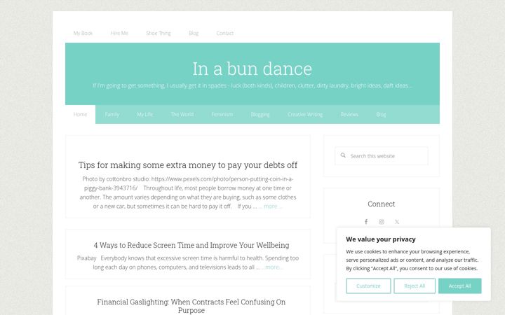 Screenshot of ellenarnison.com