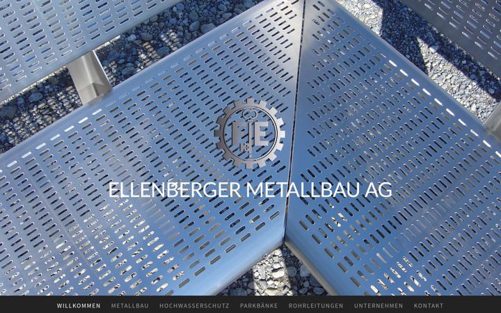 Snimka zaslona za ellenberger-metallbau.ch