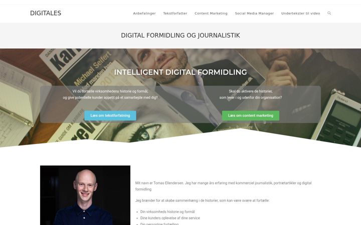 Screenshot of ellendersen.com