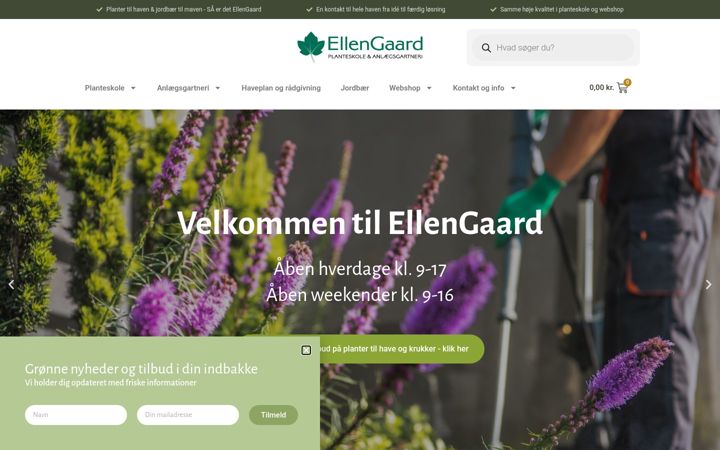 Screenshot ta' ellengaard.dk