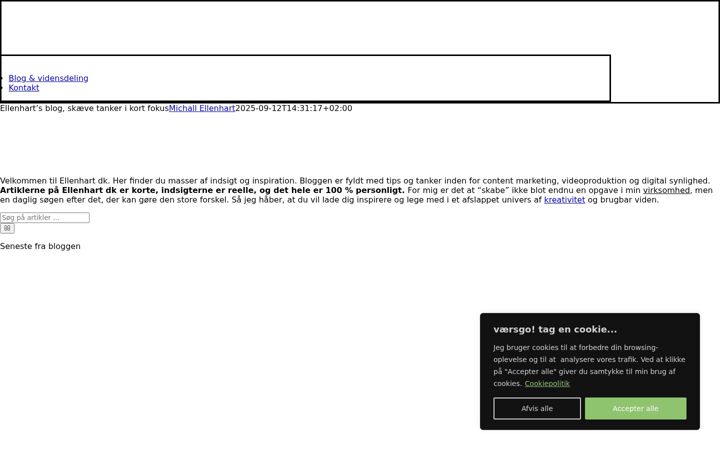 Screenshot ta' ellenhart.dk