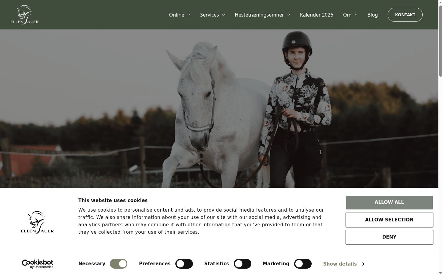 Sutikimo reklamjuostės, rodytos prieš bet kokią sąveiką, ekrano kopija