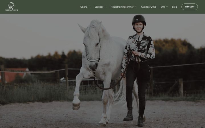 Screenshot ta' ellensauer.dk