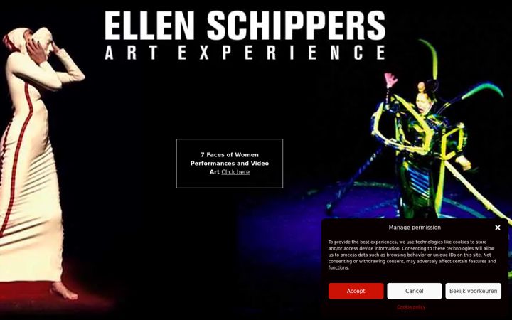 Screenshot of ellenschippers.com