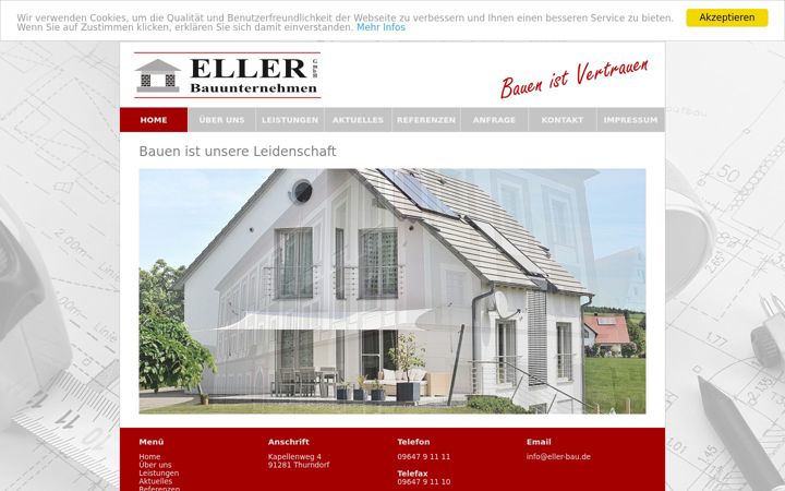 Ekraanipilt saidist eller-bau.de