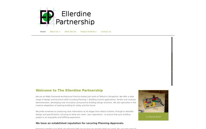 Ekrano kopija ellerdine.co.uk