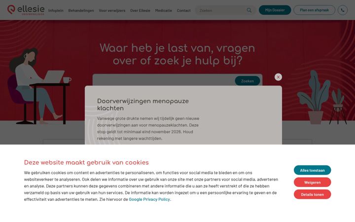 Snímek obrazovky ellesie.nl