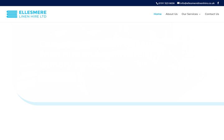 Screenshot von ellesmerelinenhire.co.uk