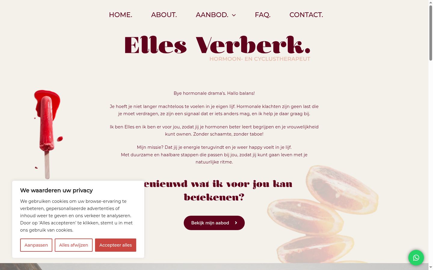 Screenshot tal-banner tal-kunsens muri qabel kwalunkwe interazzjoni