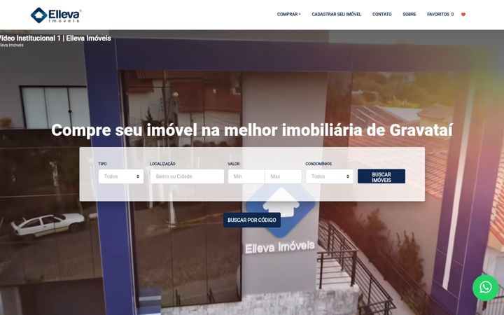Snímek obrazovky ellevaimoveis.com.br
