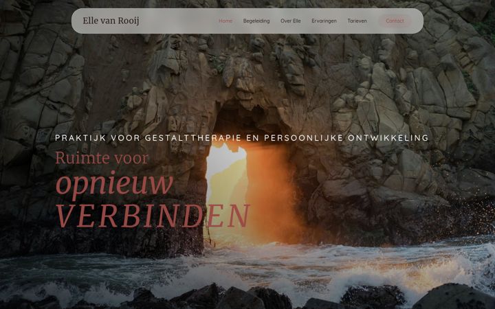 Snímek obrazovky ellevanrooij.nl