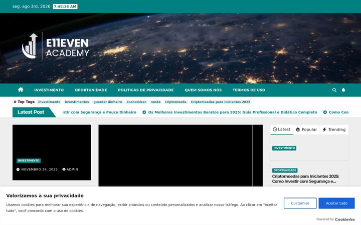 Screenshot of ellevenacademy.com