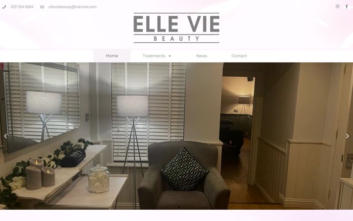 Screenshot von ellevie.co.uk
