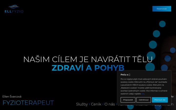 Screenshot von ellfyzio.cz