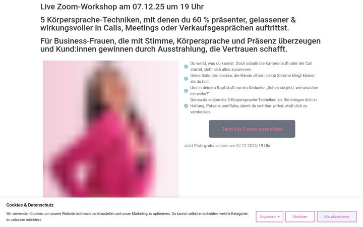 Screenshot von elli-performance-coaching.de