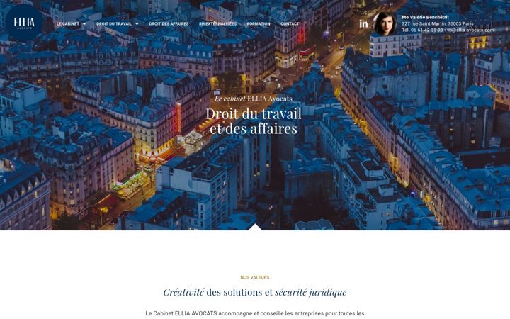 Screenshot of ellia-avocats.com
