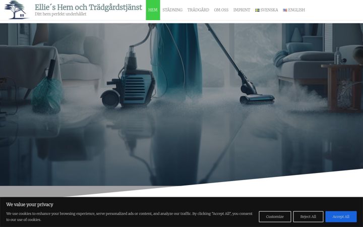 Skjermbilde av ellies-hem-och-tradgard.se