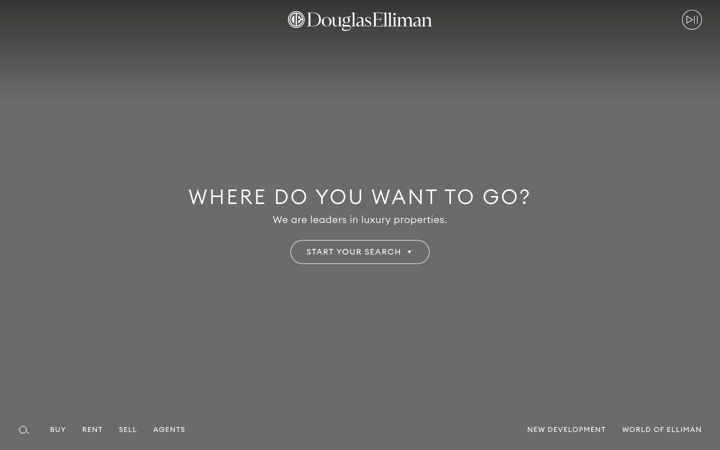 Screenshot stránky elliman.com