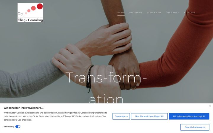 Screenshot von elling-consulting.de