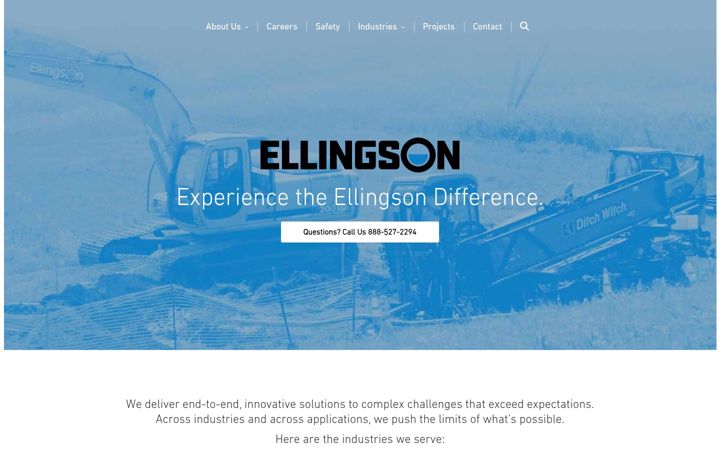 Screenshot van ellingsoncompanies.com