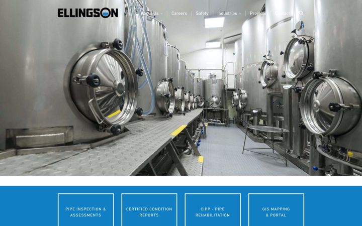 Screenshot of ellingsoninfrastructure.com