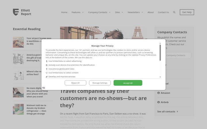 Screenshot of elliott.org