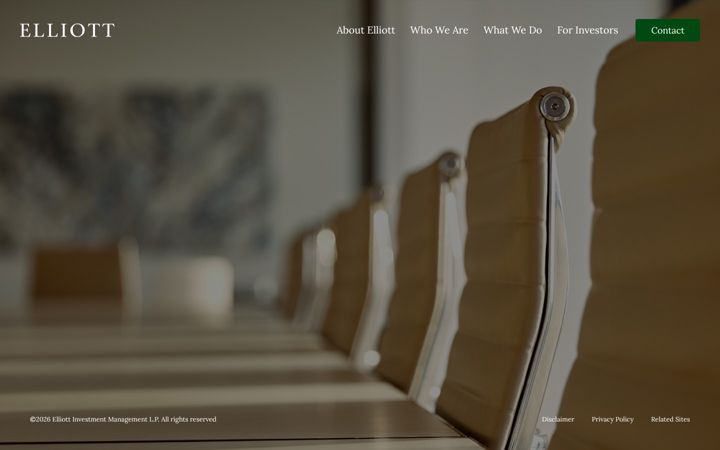 Screenshot of elliottmgmt.com