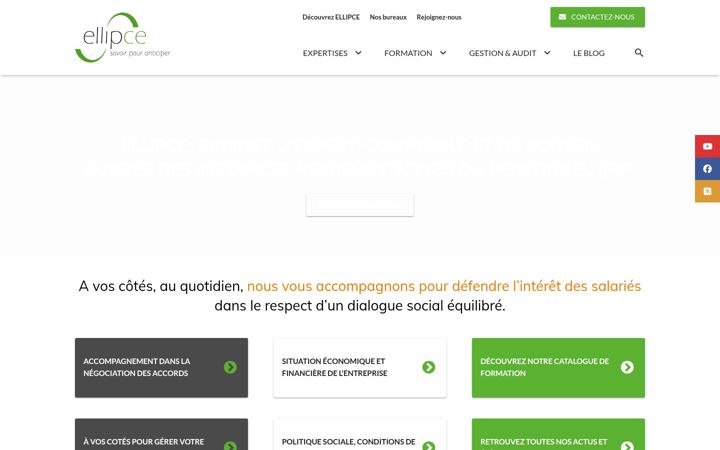 Screenshot ta' ellipce.fr