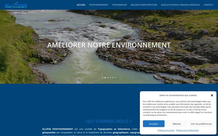 Screenshot ta' ellipse-positionnement.fr