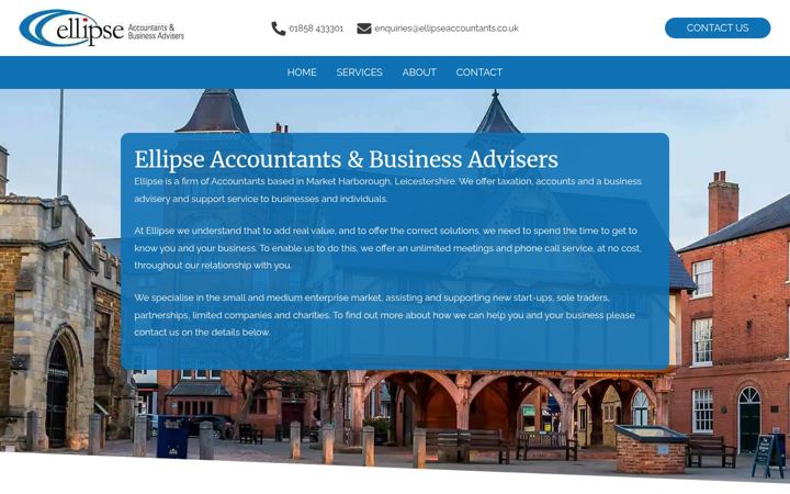 Screenshot von ellipseaccountants.co.uk