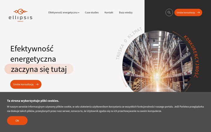 Snímek obrazovky ellipsisenergy.pl