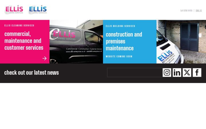Screenshot von ellis-enterprises.co.uk