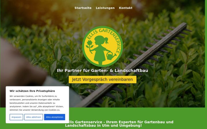 Screenshot von ellis-service.de