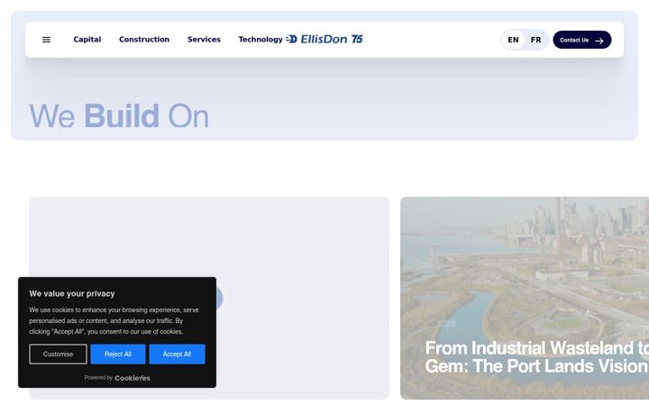 Screenshot of ellisdon.com