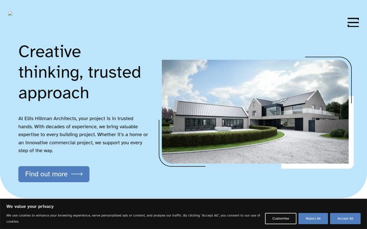 Screenshot von ellishillmanarchitects.co.uk