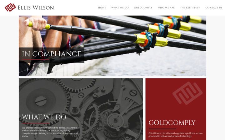 Screenshot von elliswilson.co.uk