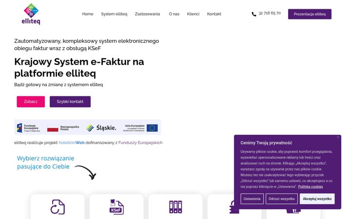 Snímek obrazovky elliteq.pl