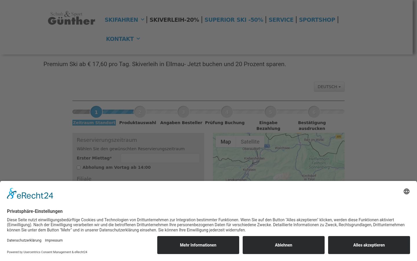 Screenshot tal-banner tal-kunsens muri qabel kwalunkwe interazzjoni