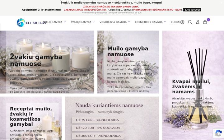 Screenshot of ellmuilas.lt