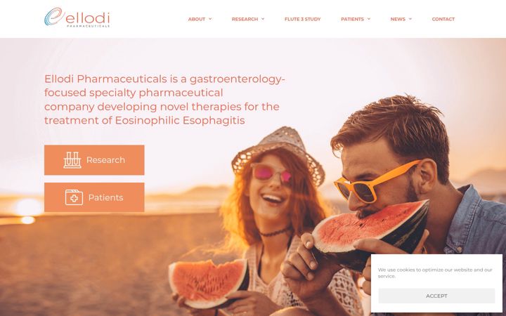 Screenshot of ellodipharma.com