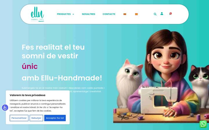 Screenshot of ellu-handmade.com