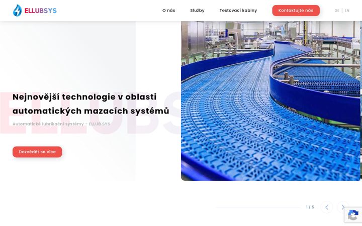 Screenshot von ellubsys.cz
