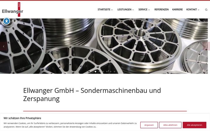Ekrano kopija ellwanger-gmbh.de