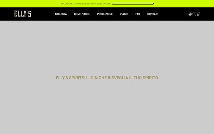 Screenshot of ellyspirits.com