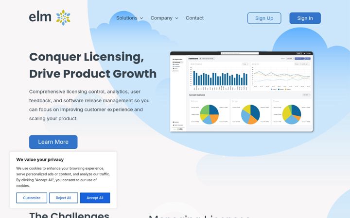 Zrzut ekranu elm.io